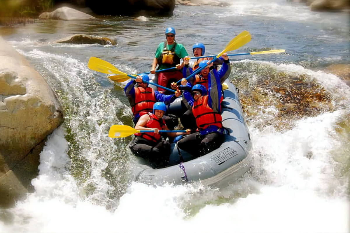 Water Rafting on the Kelani River in Kithulgala