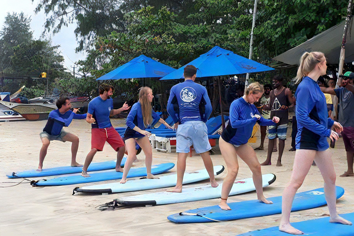 Surf Lessons at Weligama Beach