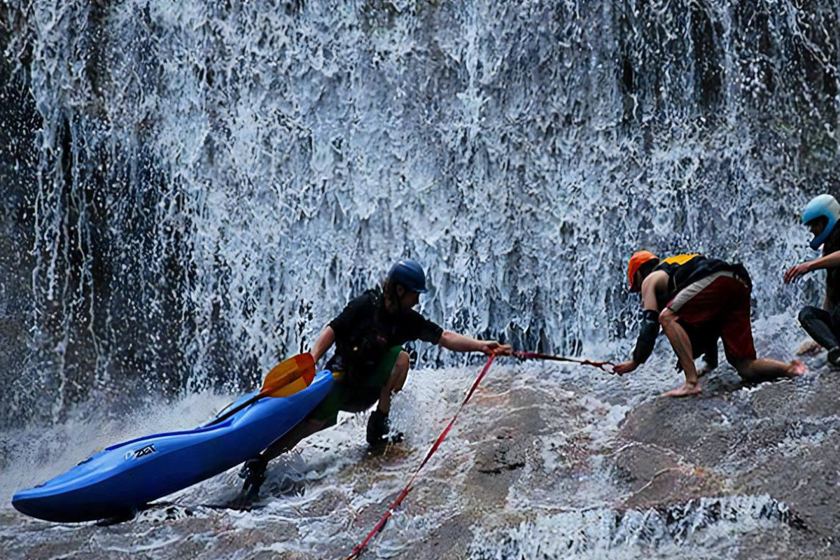 Water Rafting on the Kelani River in Kithulgala